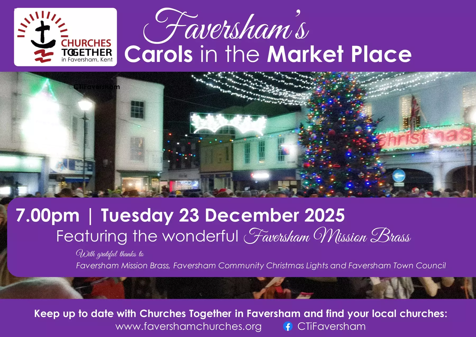 Faversham's Carols in the Market Place